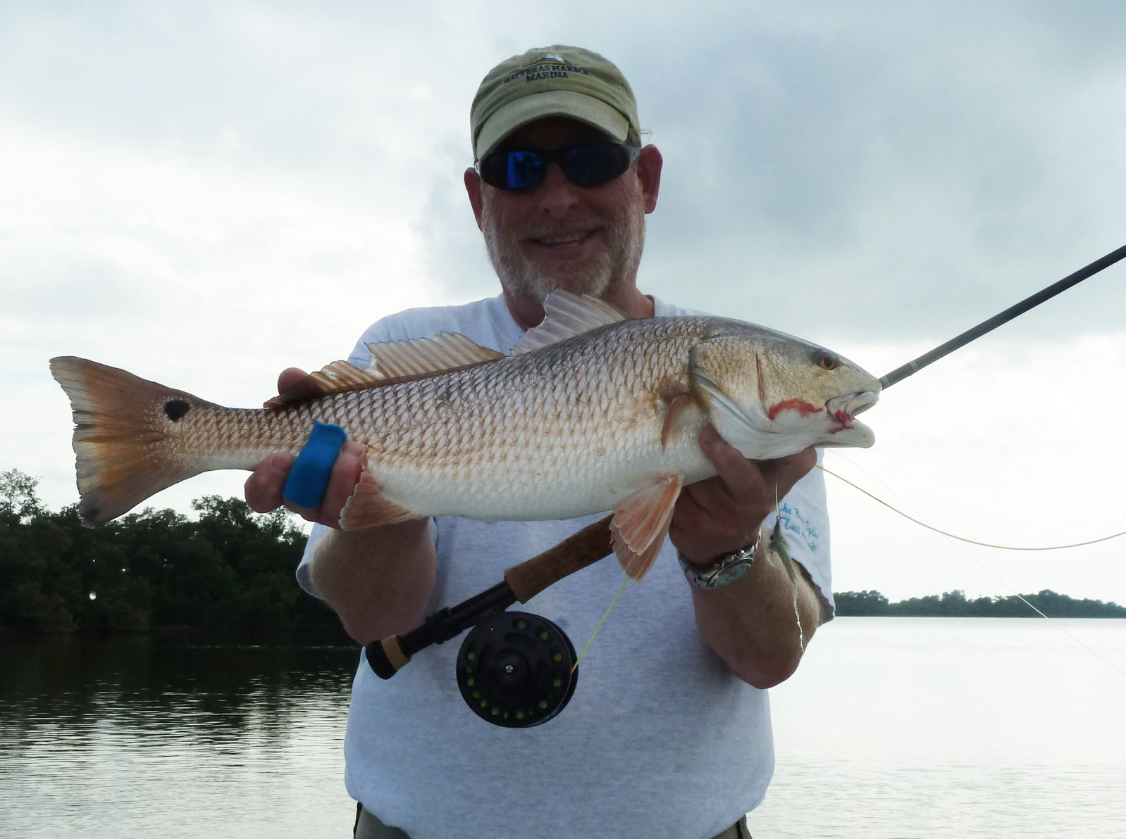 Bob Brooks with a redfish